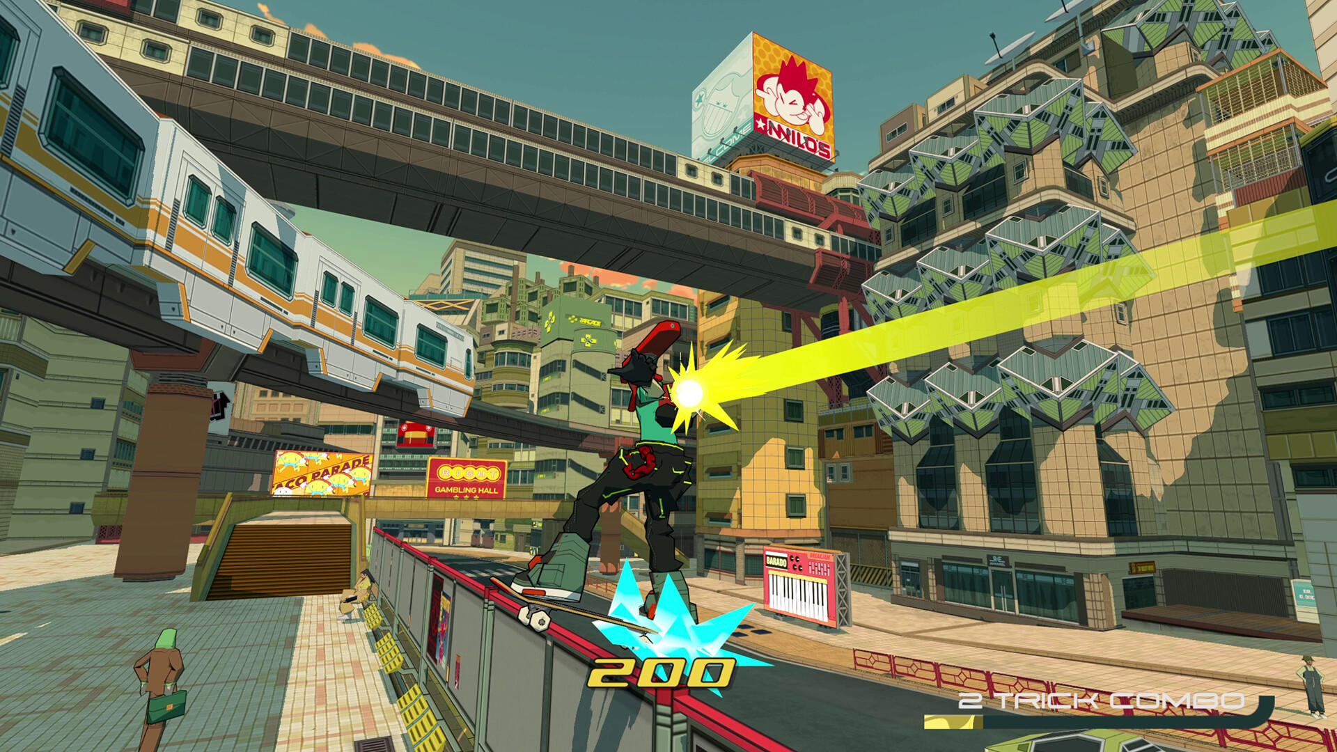 Bomb Rush Cyberfunk Game Screenshot