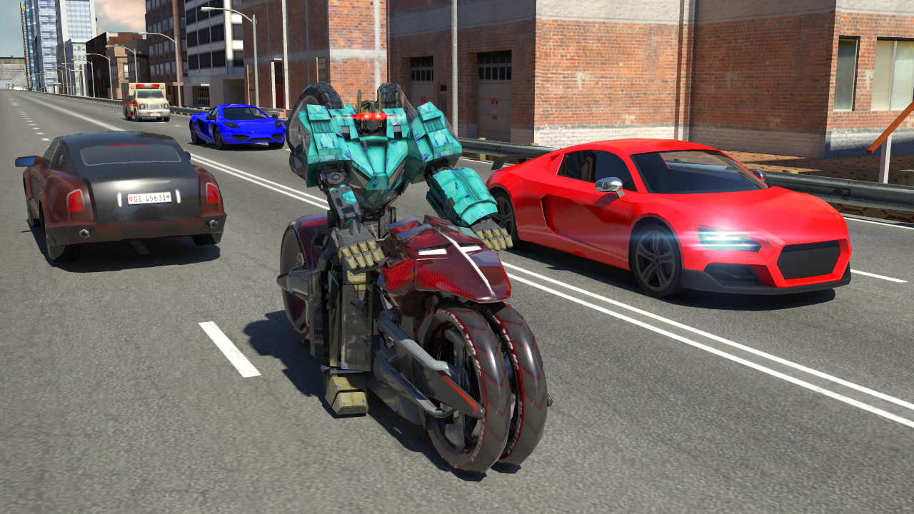 Screenshot 12 of Futuristic Robot Tron Rider 1.2