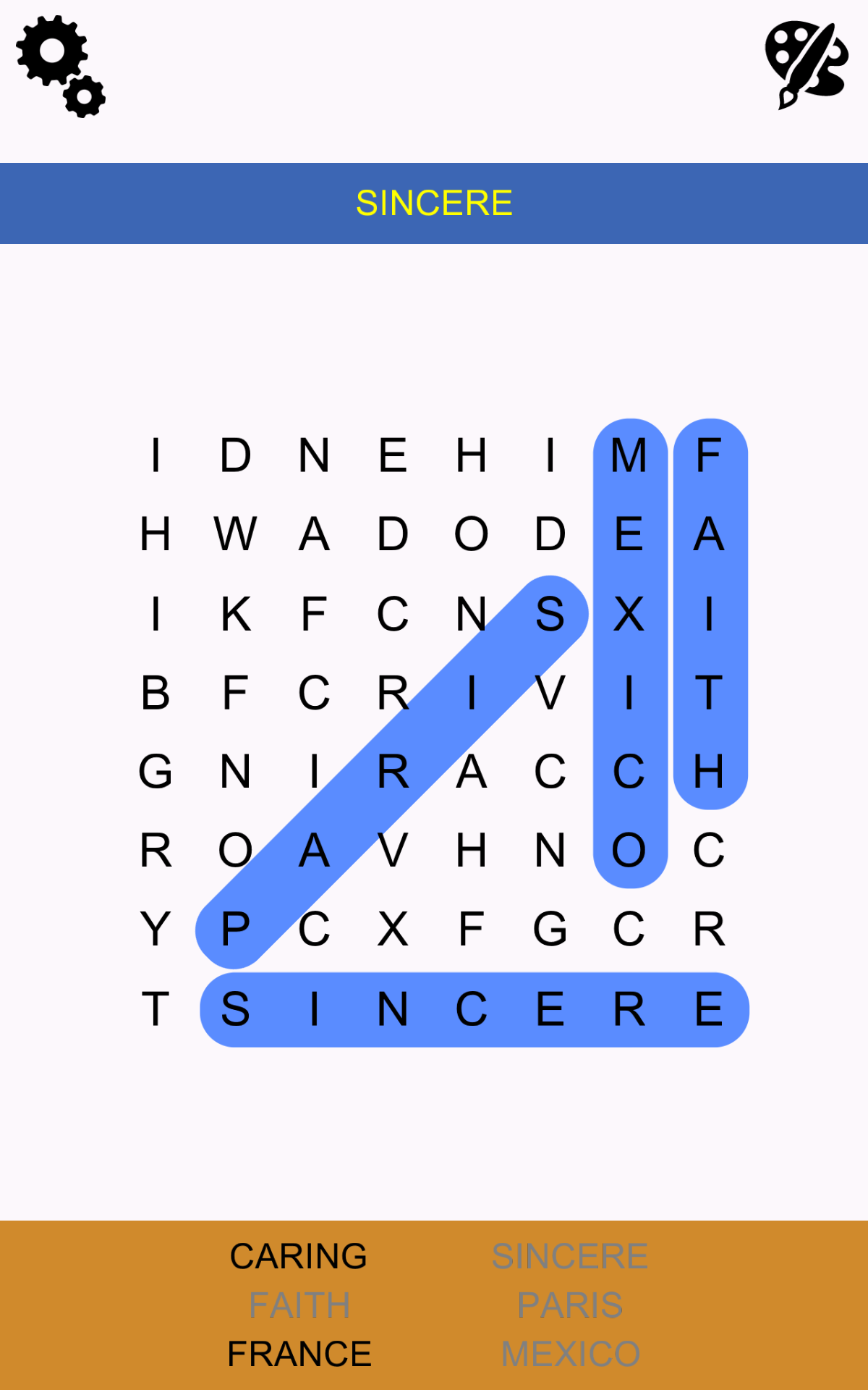 Word Search Epic ゲームのスクリーンショット