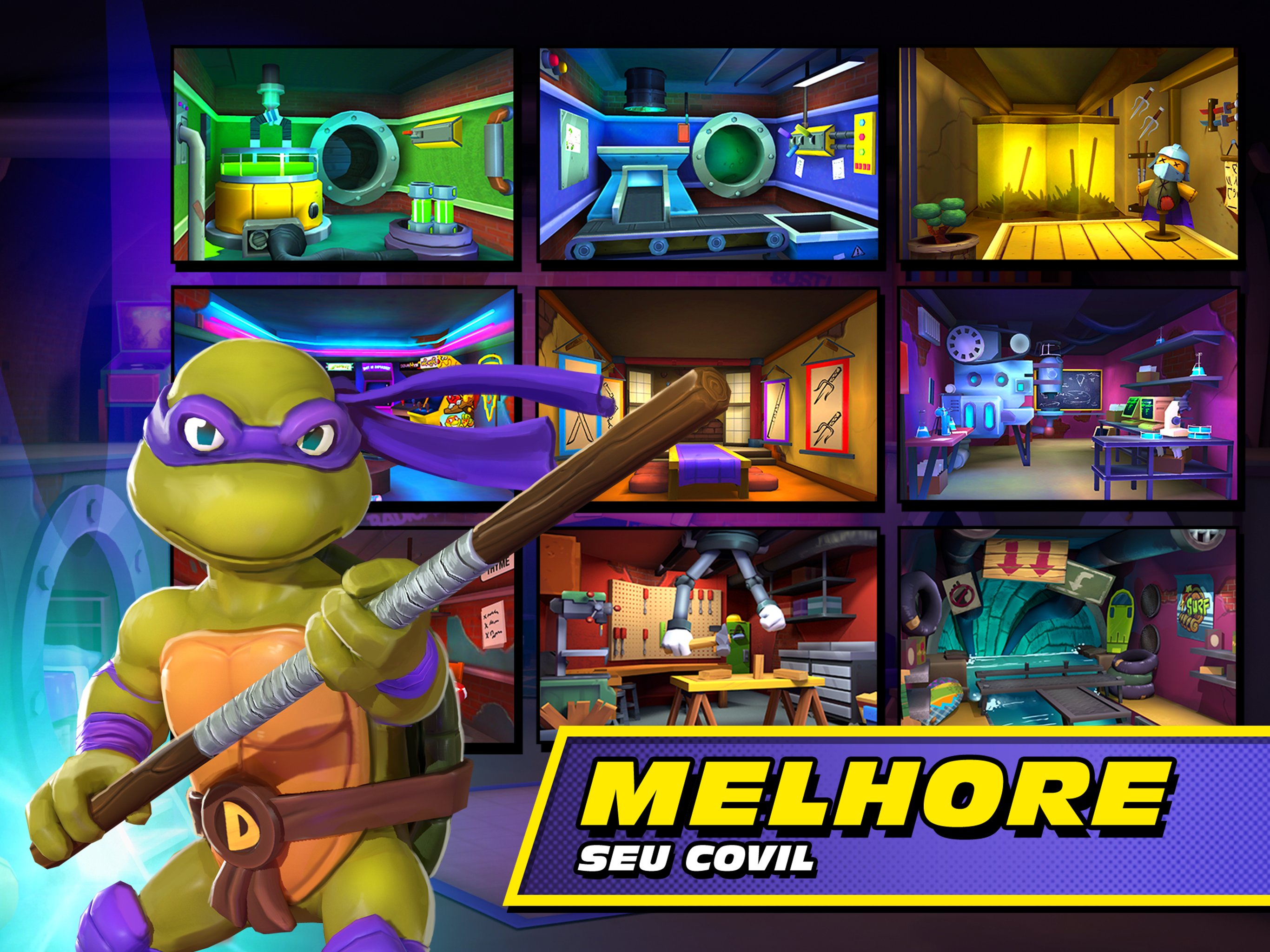 Captura de Tela do Jogo TMNT: Mutant Madness