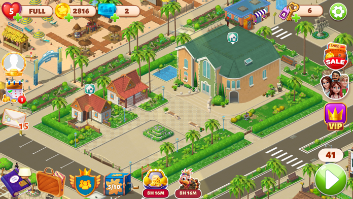 Resort Hotel: Bay Story Game Screenshot