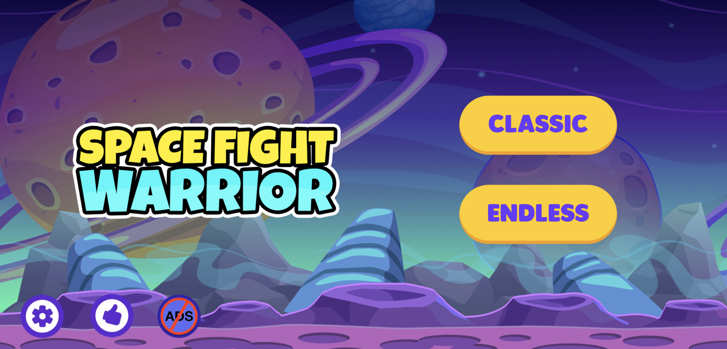 Space Fight Warrior ゲームのスクリーンショット