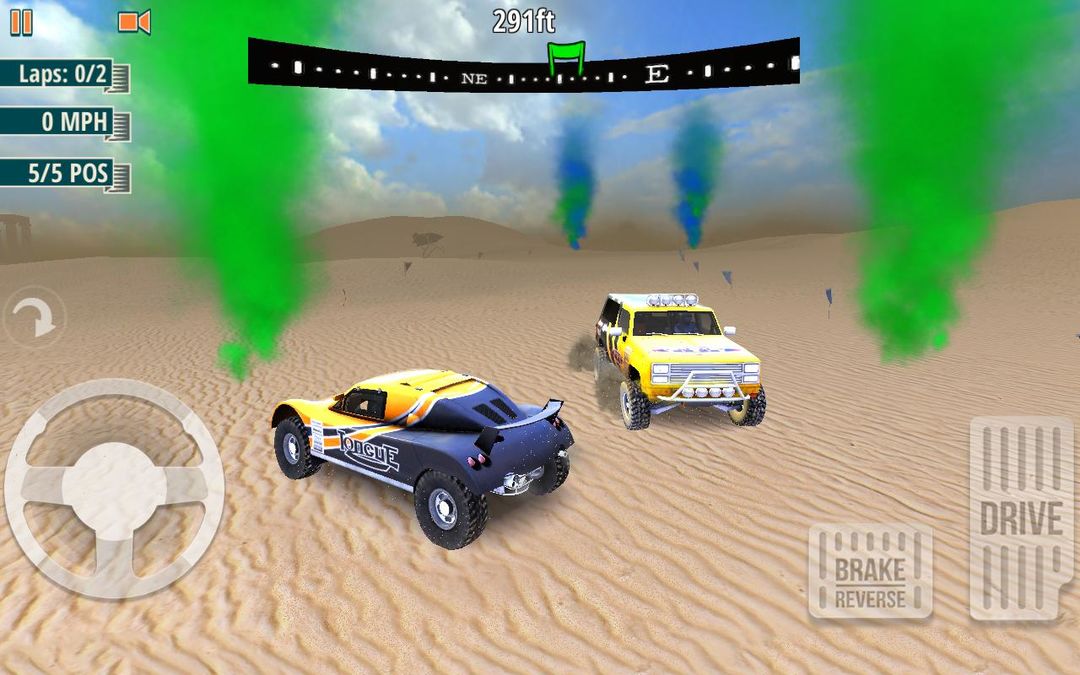 Screenshot of 4x4 Dirt Racing - Offroad Dunes Rally Car Race 3D