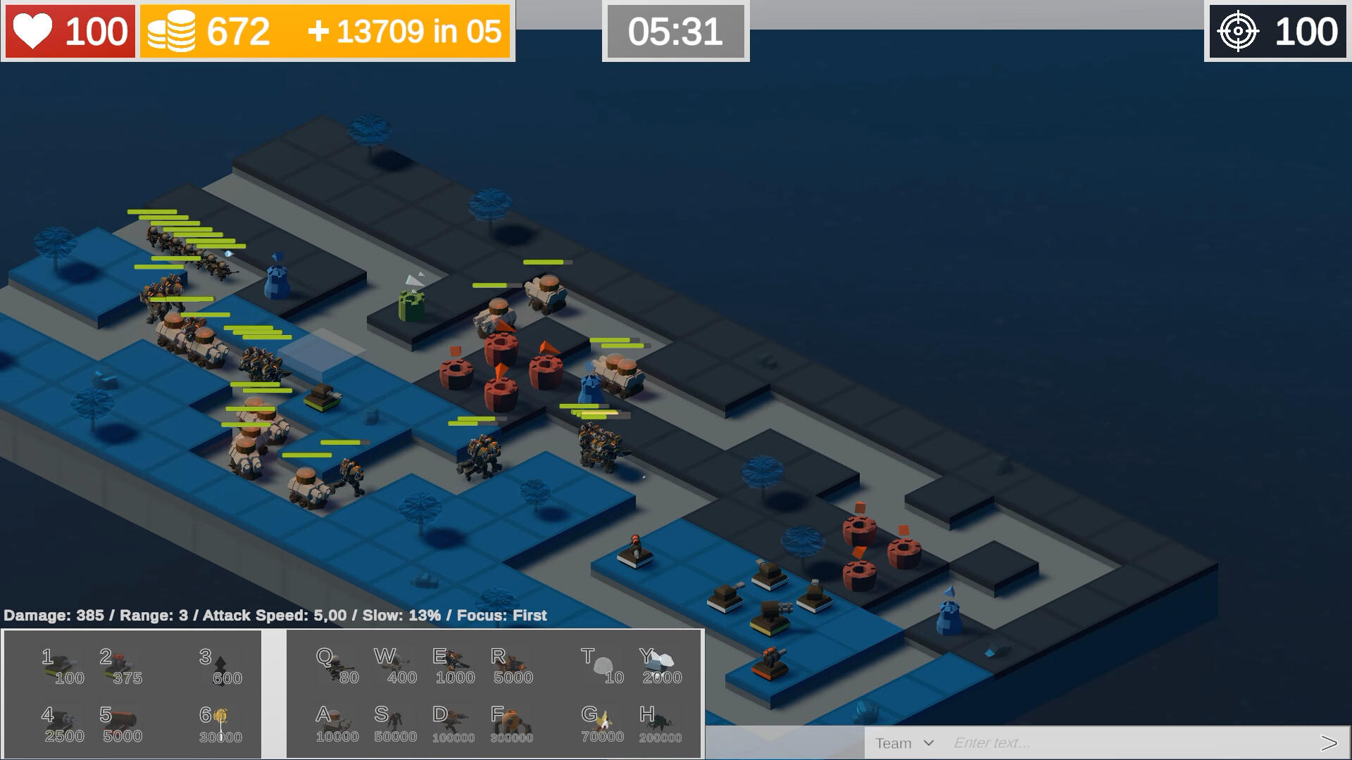 Screenshot of Invaders Tower Defense Online