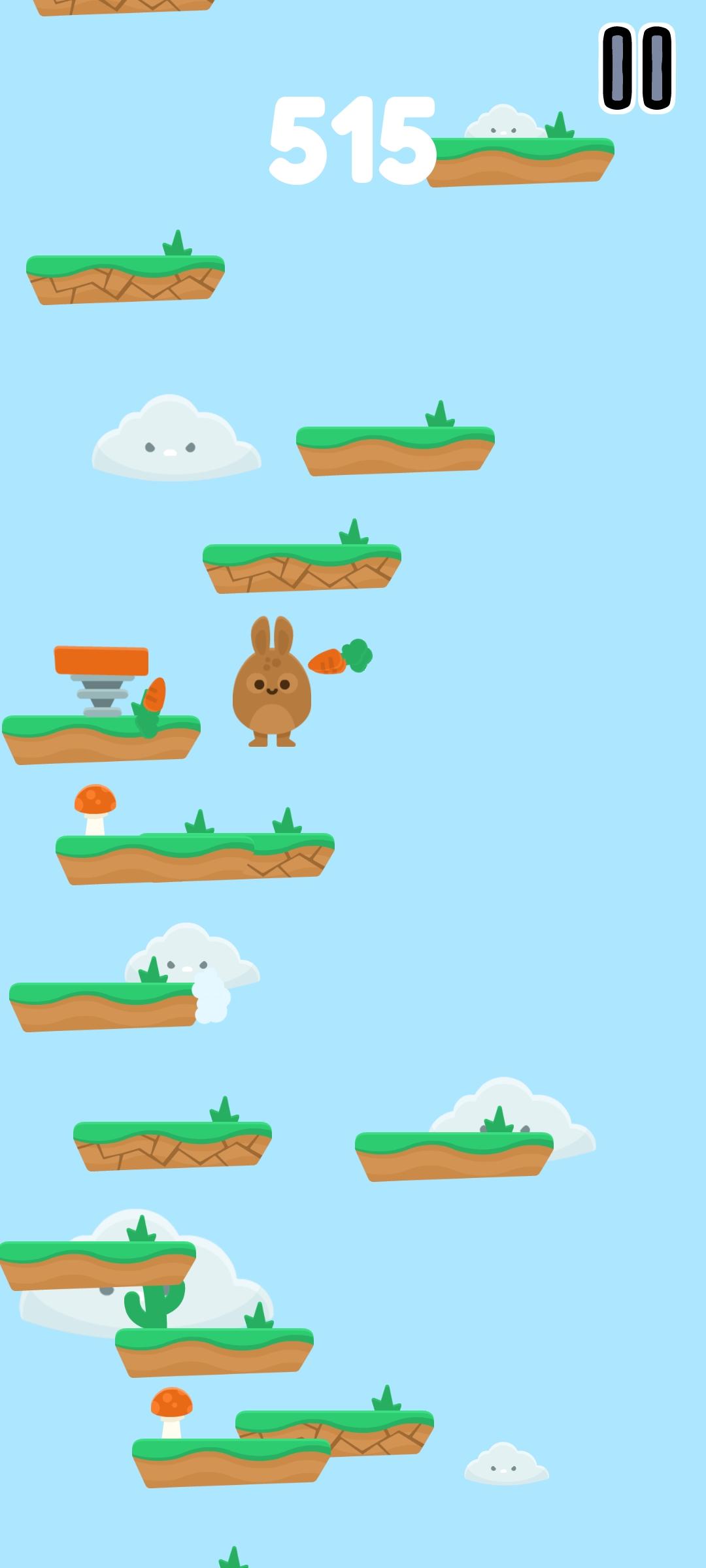 Captura de Tela do Jogo Rabbit Jump