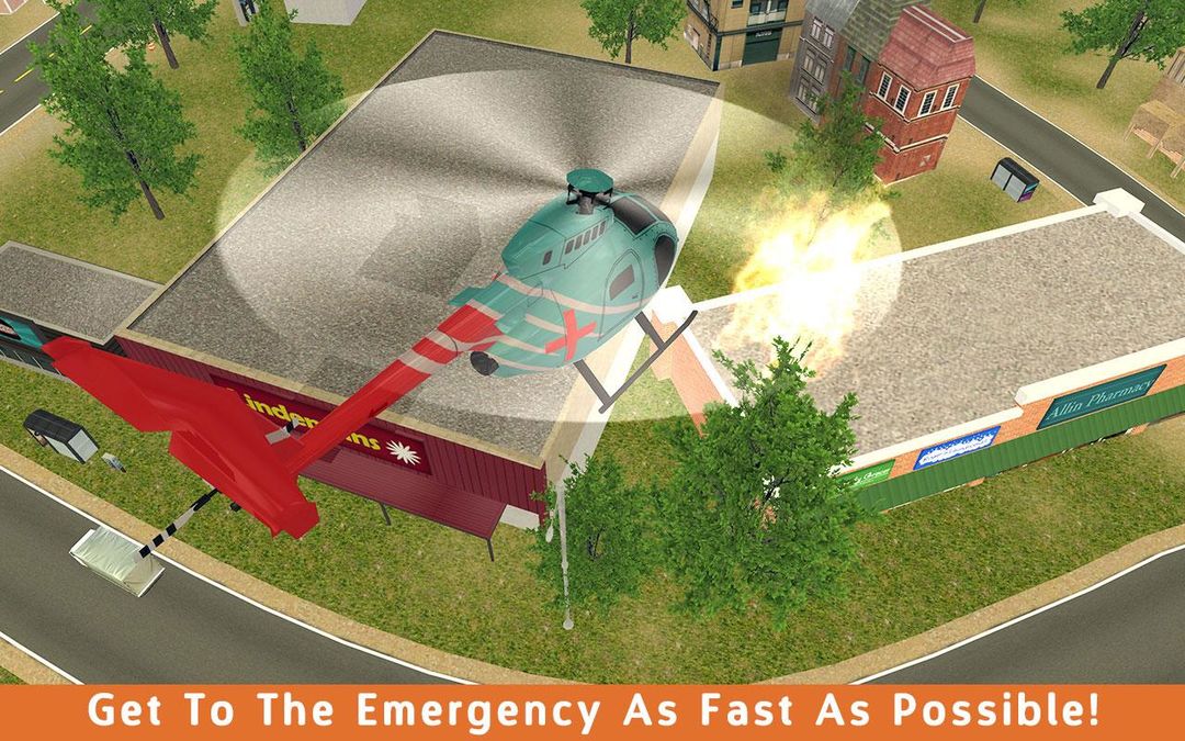 消防直升機遊戲截圖