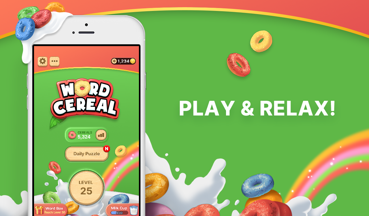 Word Cereal: cross & anagram Game Screenshot