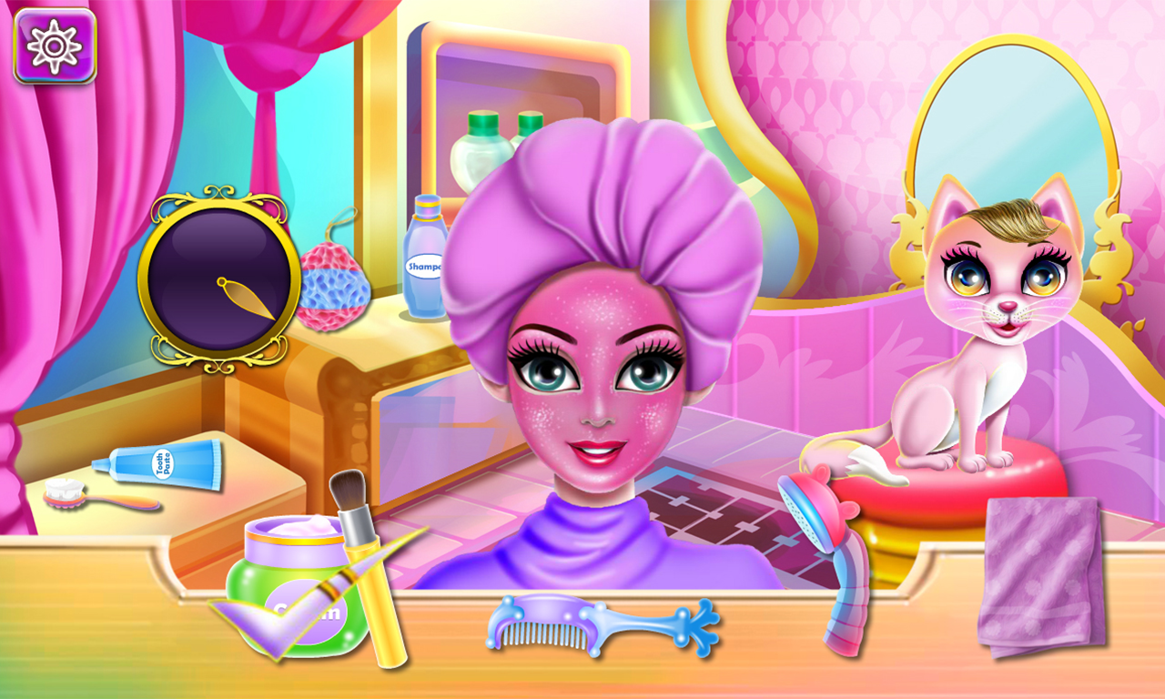 Princess Kim and Her Cute Kitty Cat Game Screenshot