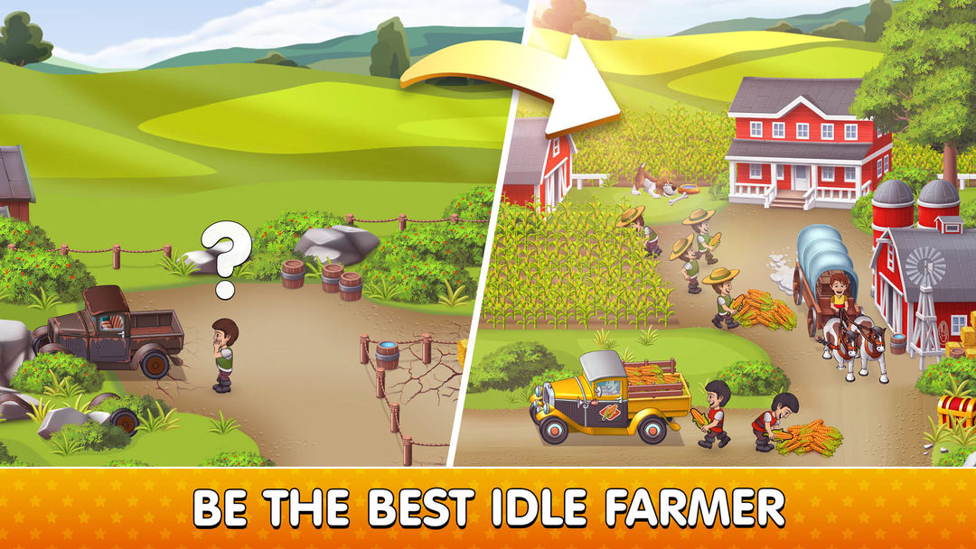 Idle Pocket Farming Tycoon ภาพหน้าจอเกม