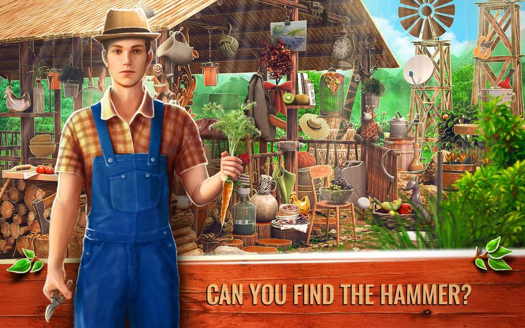 農場遊戲 隱藏對象 遊戲 冒險遊戲 – 神秘遊戲遊戲截圖