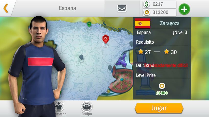 Captura de Pantalla del Juego Soccer Shootout