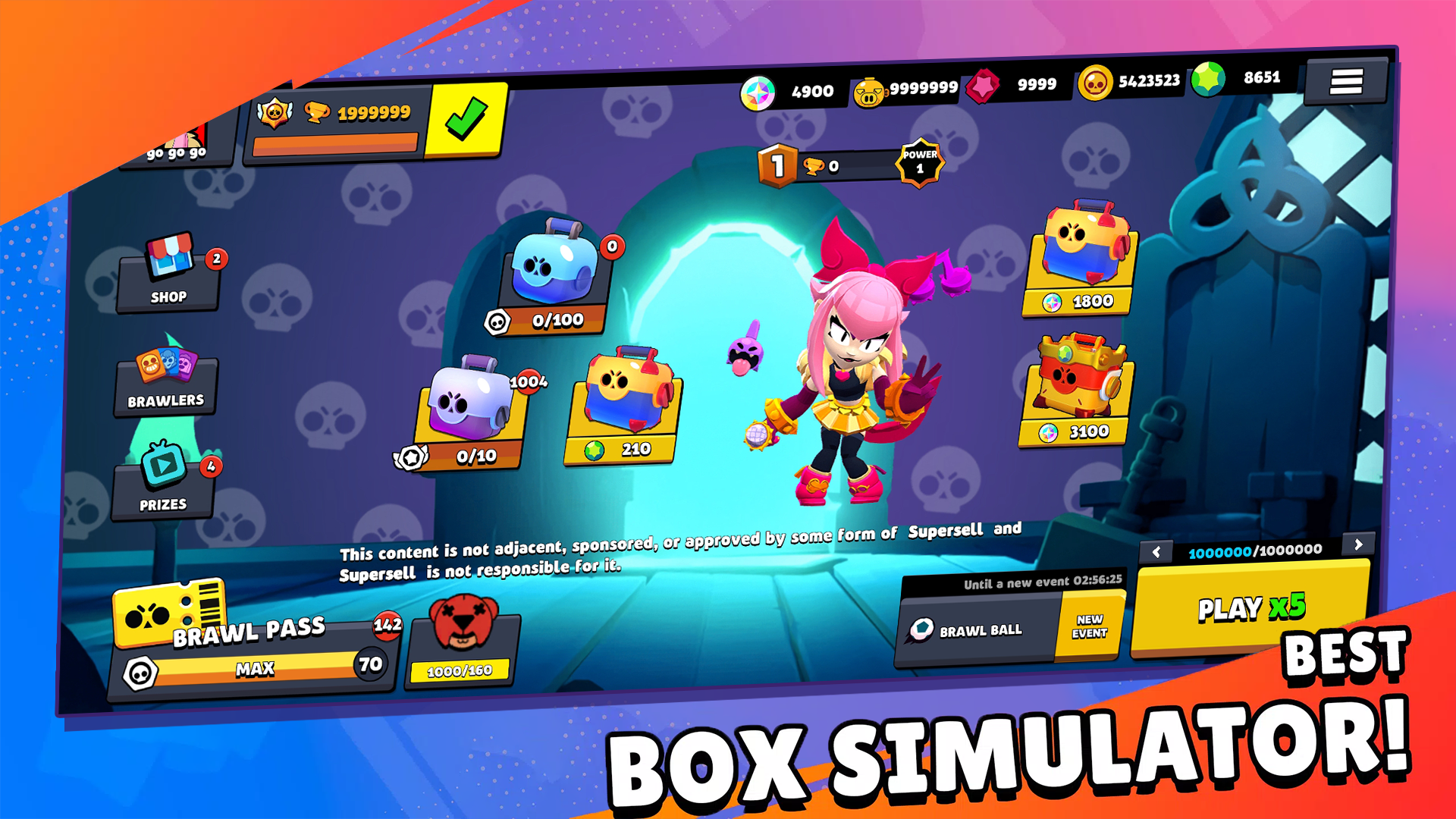 Screenshot of Box Simulator