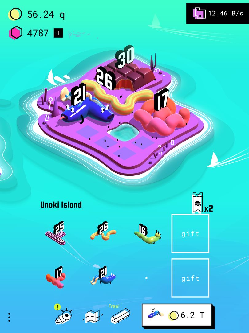 Screenshot of Griddie Islands
