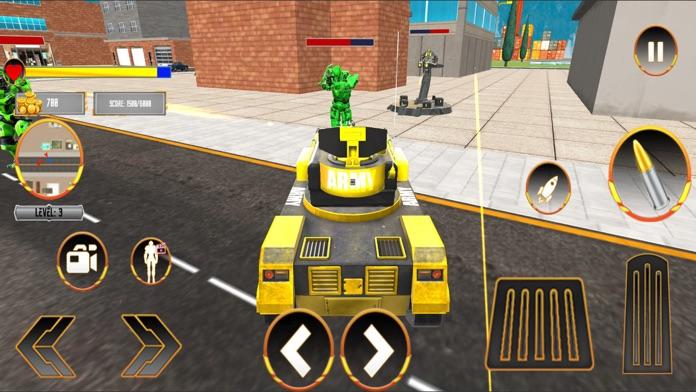US Police Robot Car Transform screenshot game