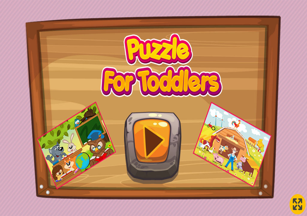 Cuplikan Layar Game Animals Puzzle For Toddlers