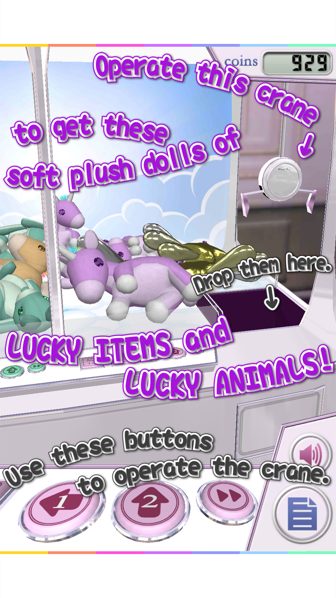 Claw Crane Lucky Charms Game Screenshot