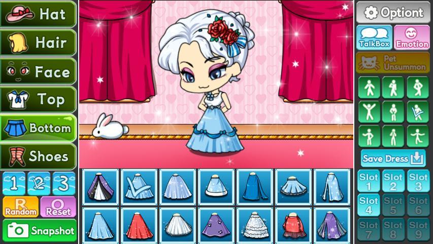 Screenshot of Ice Princess Pretty Girl : dress up game