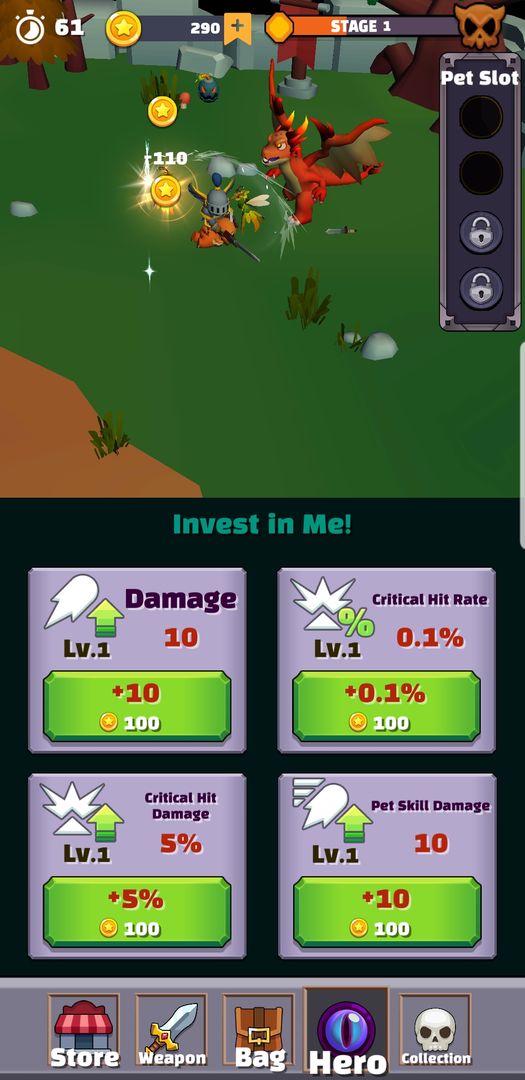 Screenshot of Merge Monster : Idle Hero