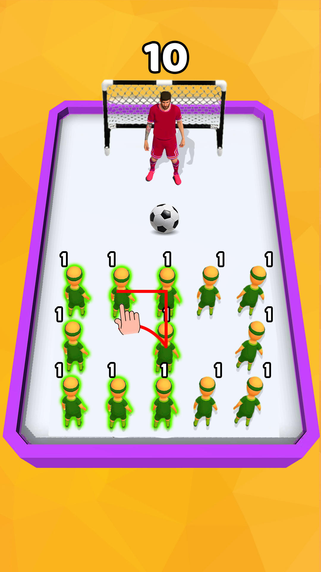 Kick Merge: Soccer Game 3D ภาพหน้าจอเกม