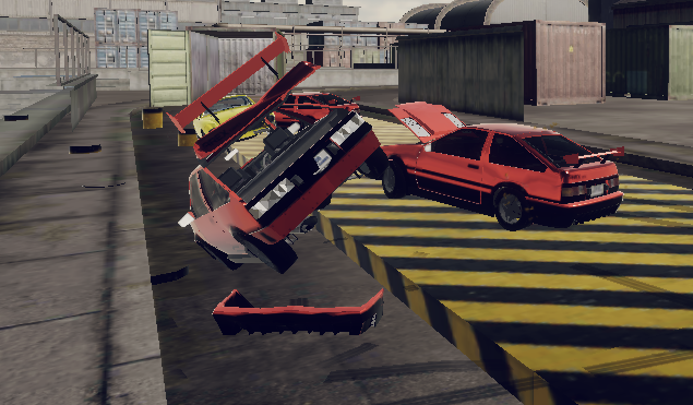 Car Crash Simulator Industrial Game Screenshot