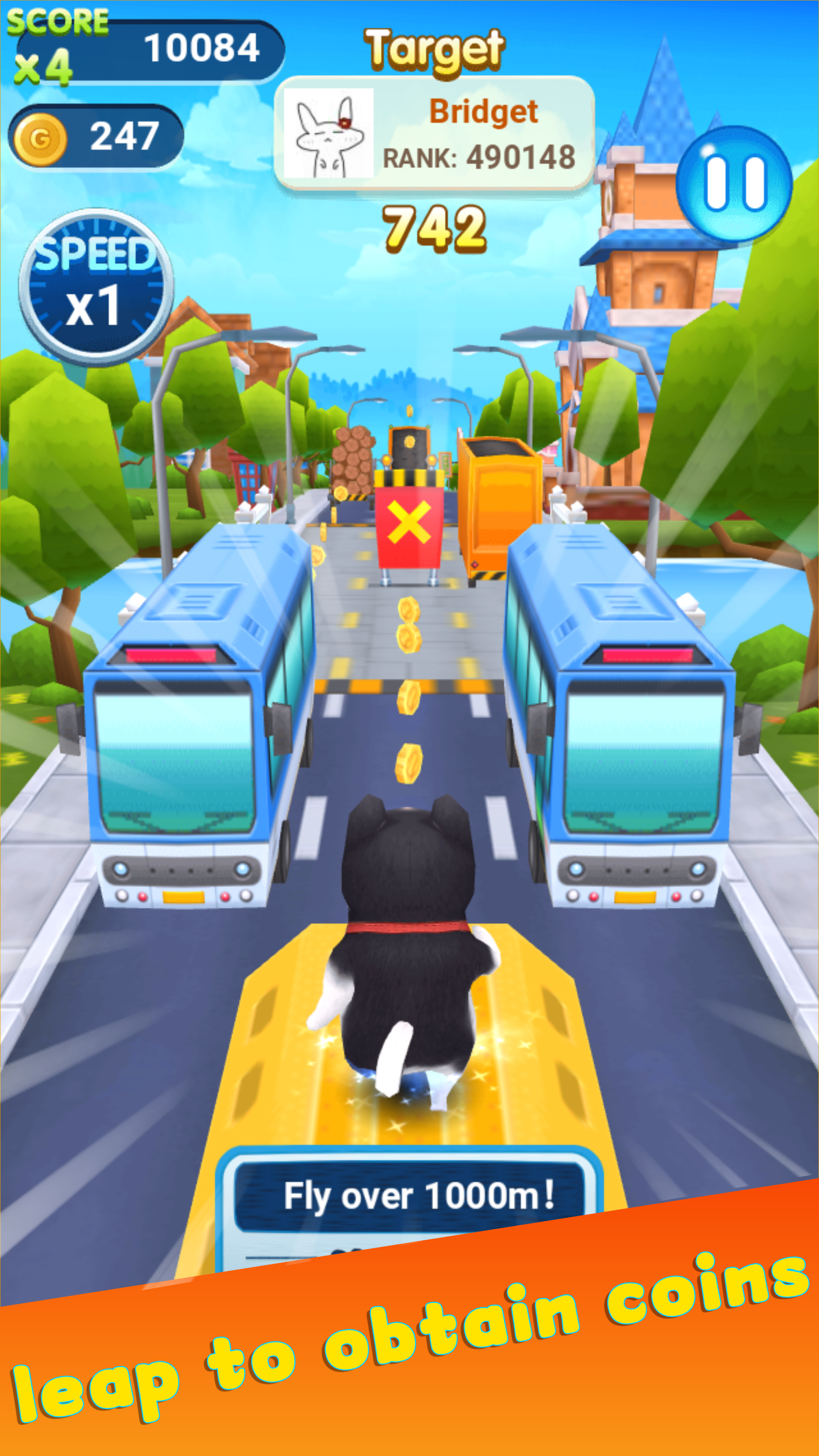 Furry Fun Run 3D Game Screenshot