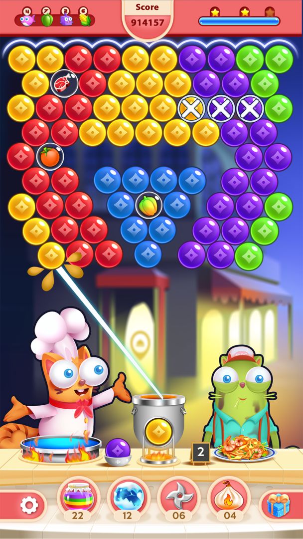 Bubble Shooter - Kitten Games screenshot game