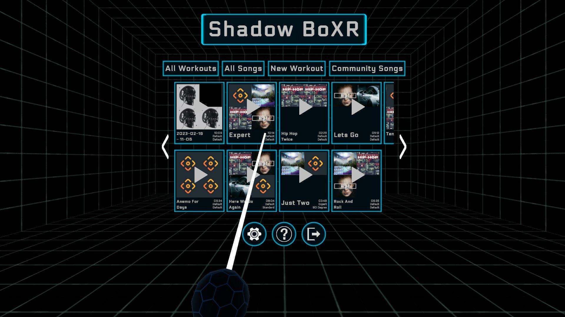 Shadow BoXRのキャプチャ
