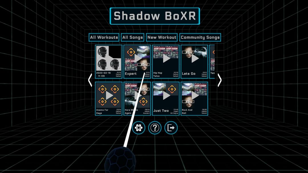 Screenshot of Shadow BoXR