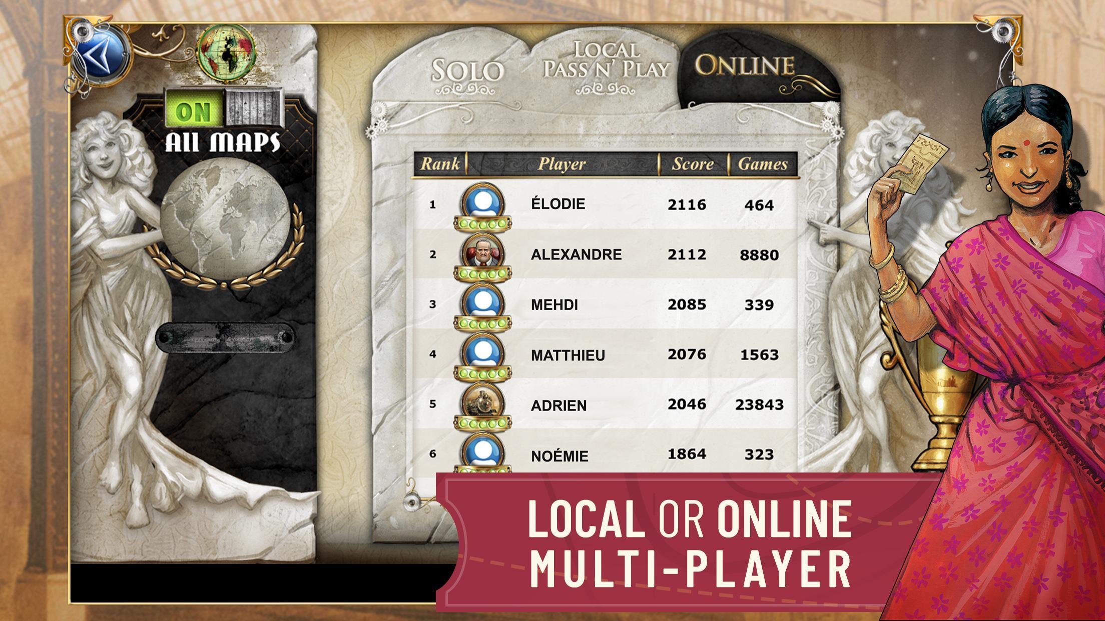 Ticket to Ride Classic Edition Game Screenshot