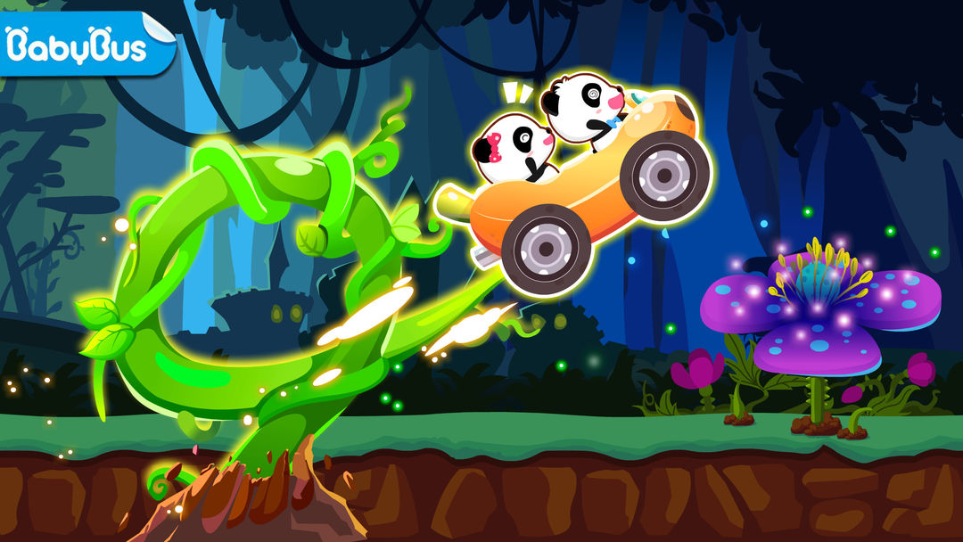 Baby Panda Car Racing screenshot game