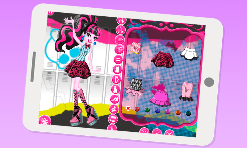 Dress up Draculaura 遊戲截圖