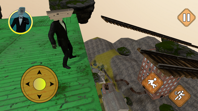 Rooftop climb game Game Screenshot