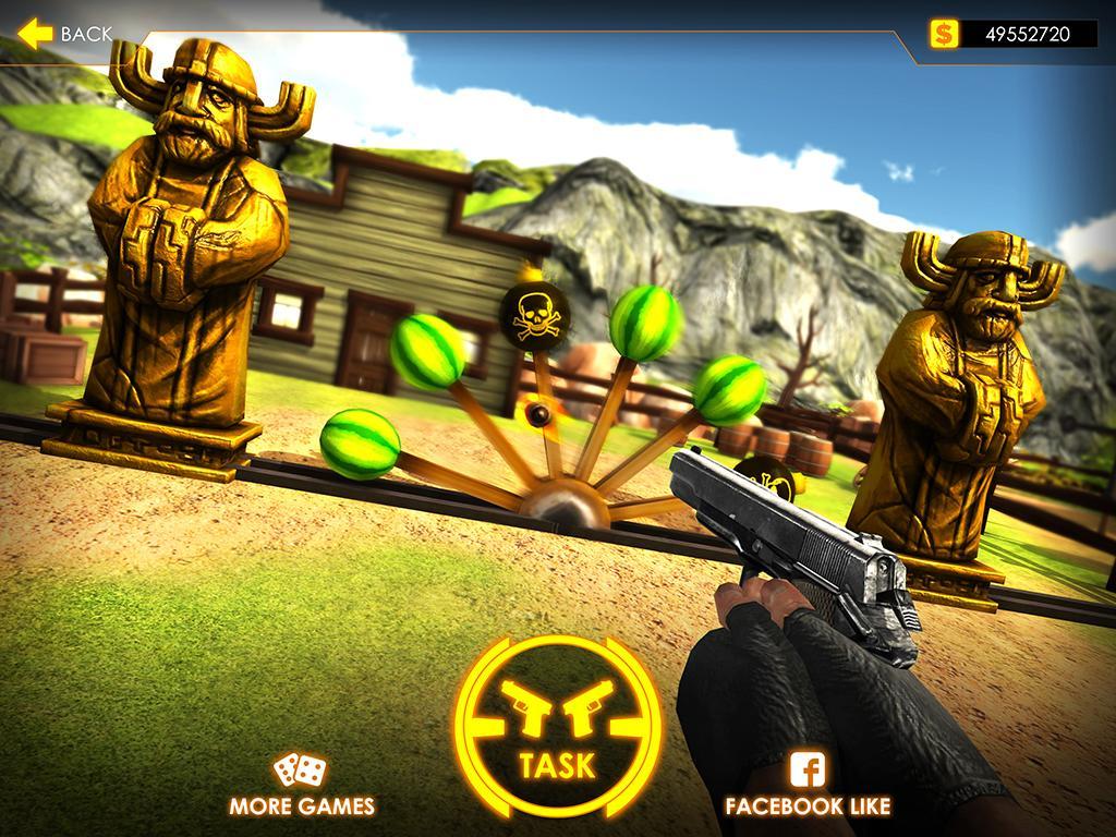 Screenshot of Watermelon shooting game 3D