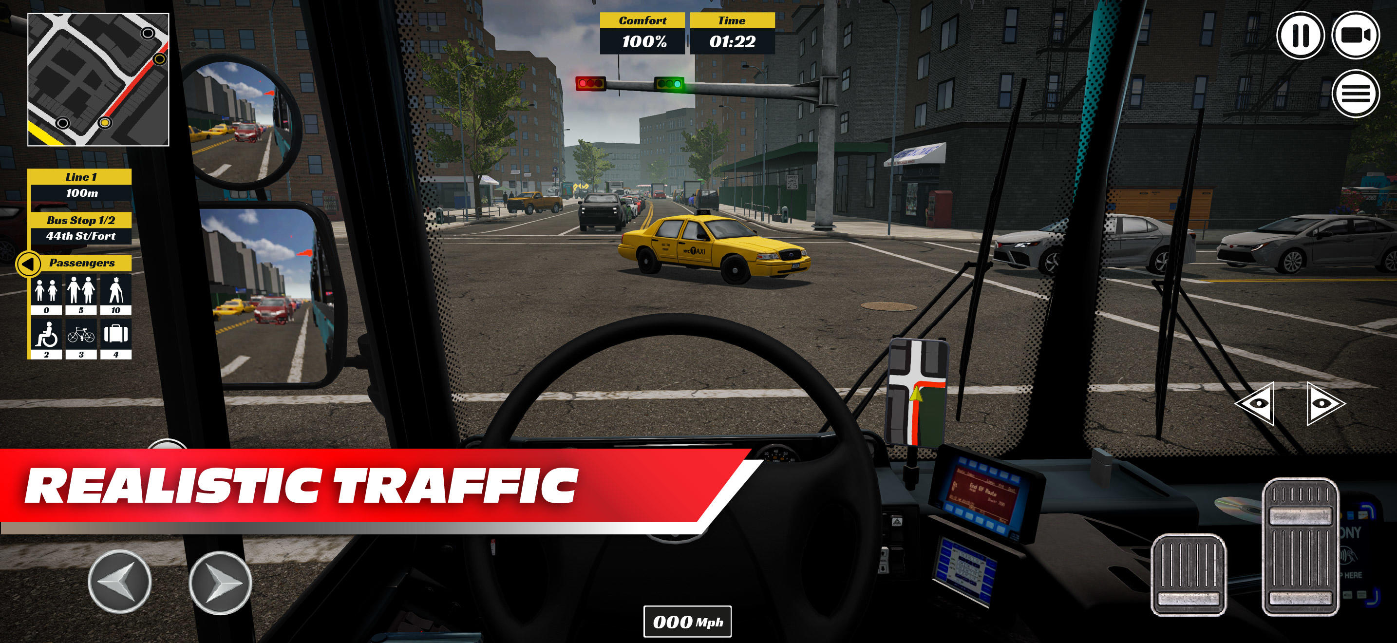 BUS Simulator PRO Urban Rivals Game Screenshot