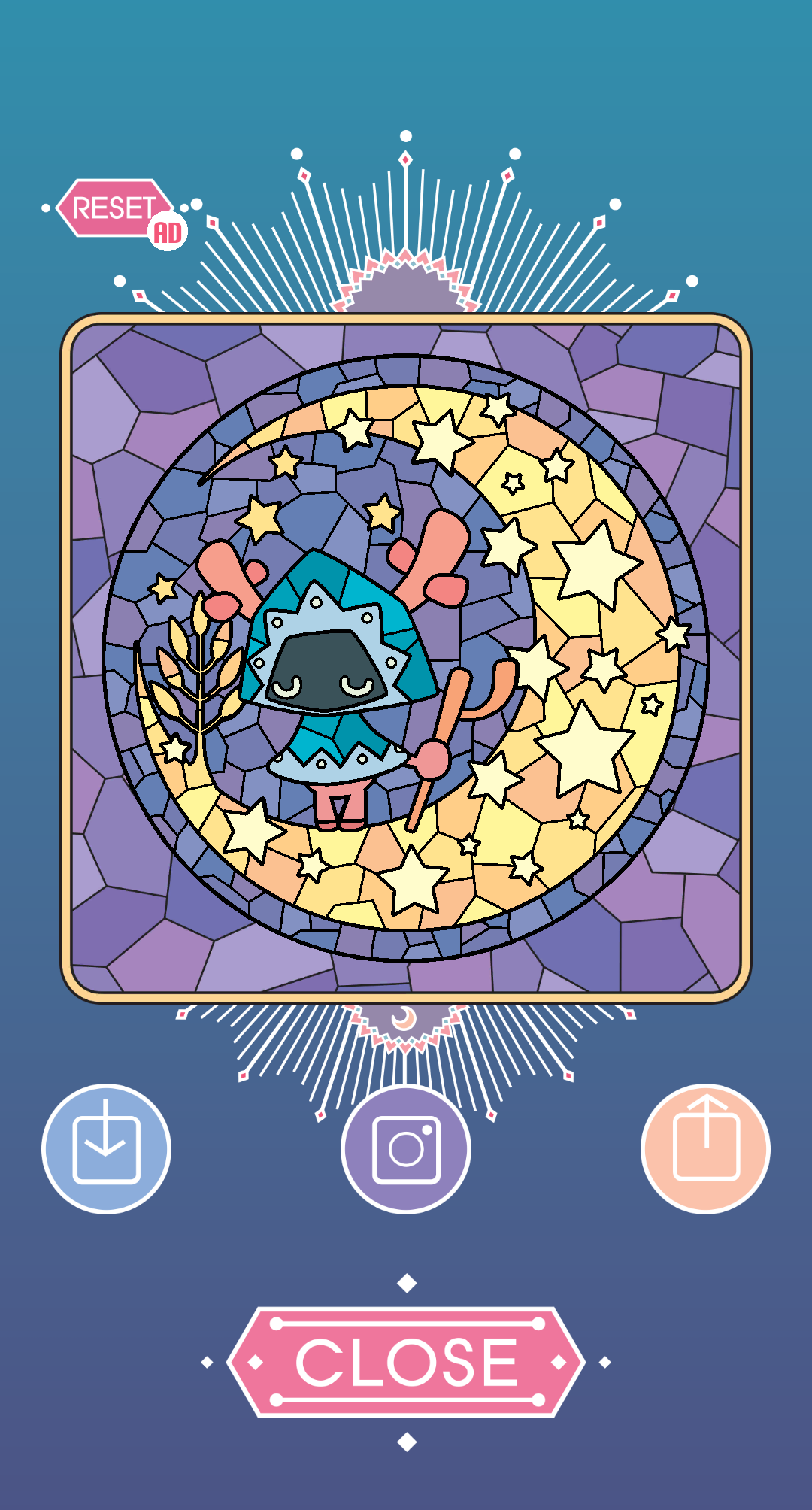Screenshot of Coloring Luna - Coloring Book