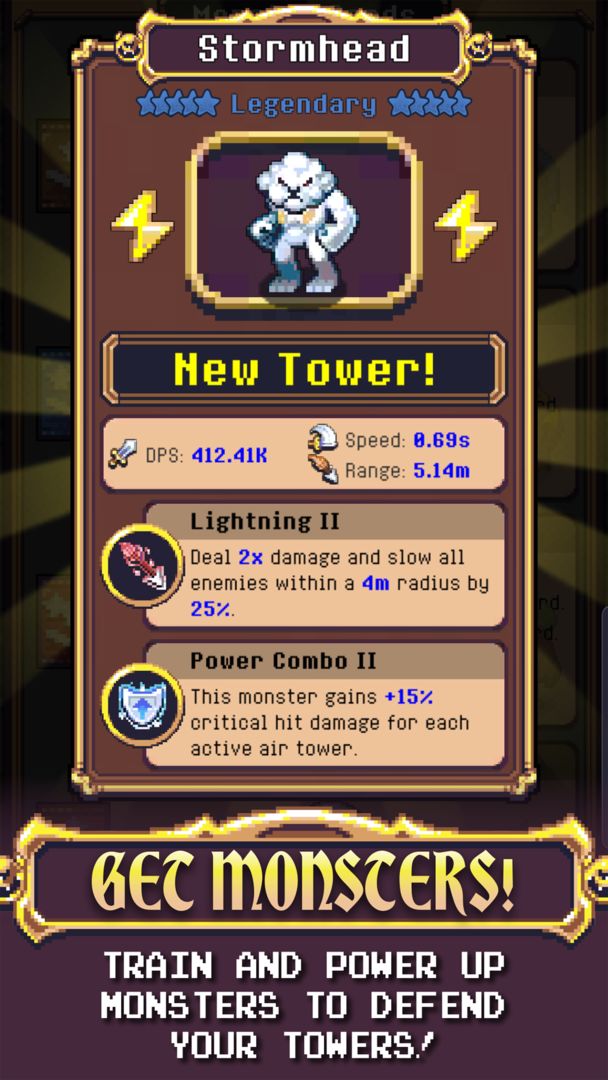 Epic Monster TD - RPG Tower De screenshot game