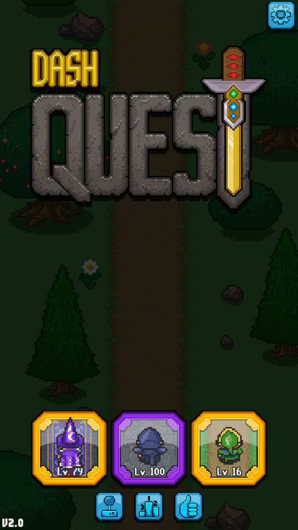 Screenshot of Dash Quest