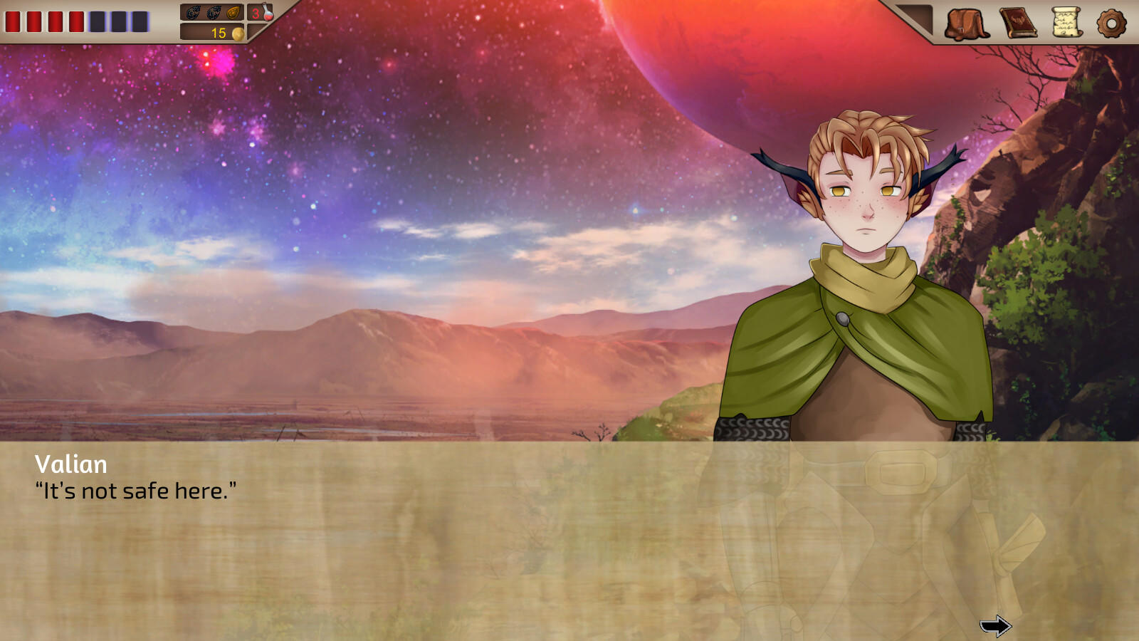 MoonFire: A Seeker's Saga Game Screenshot