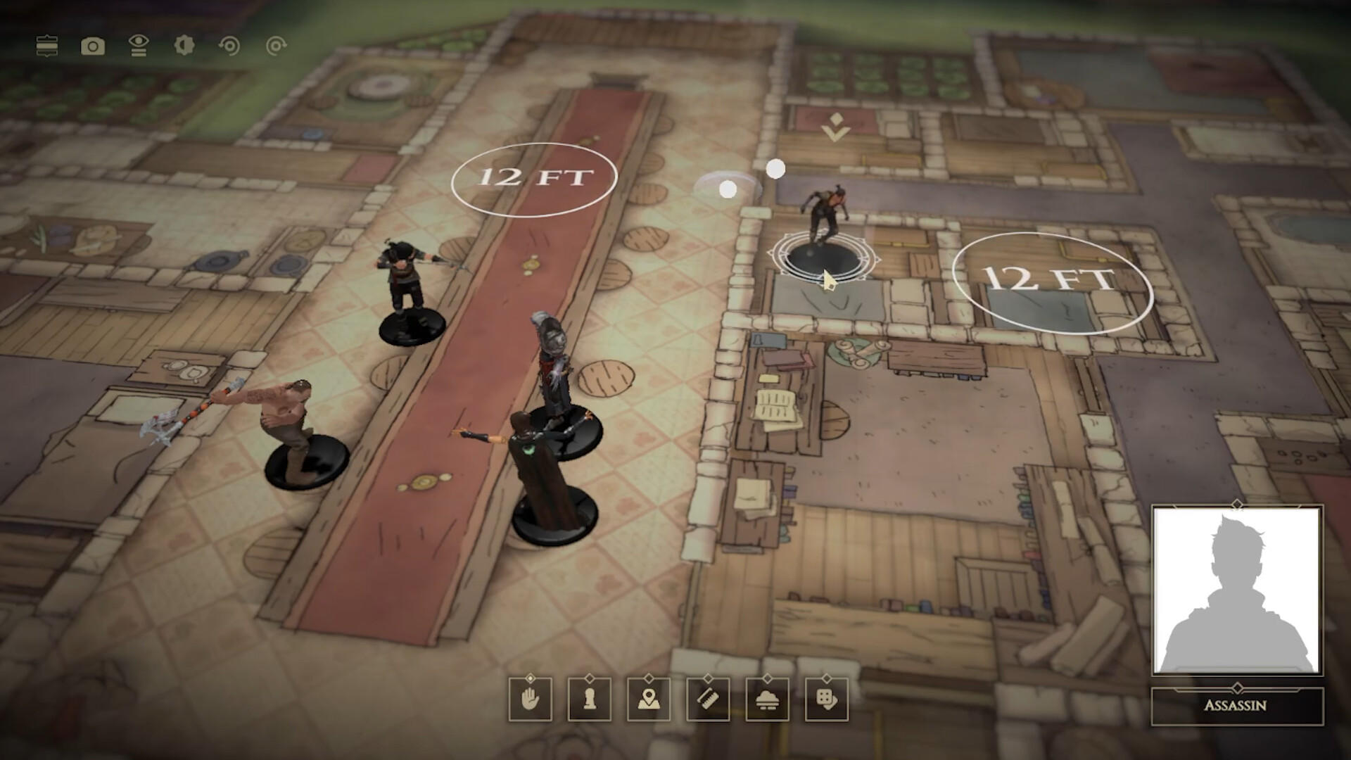 Screenshot of Conclave Virtual Tabletop