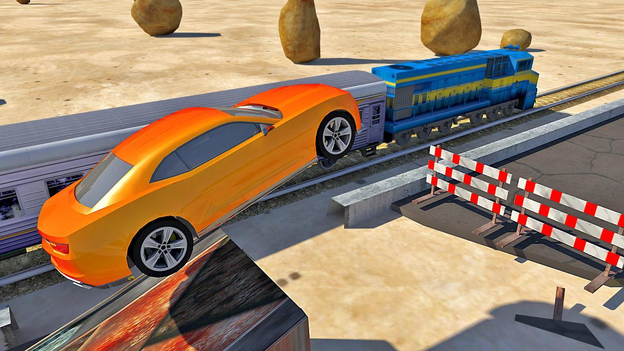Trains vs. Cars Game Screenshot