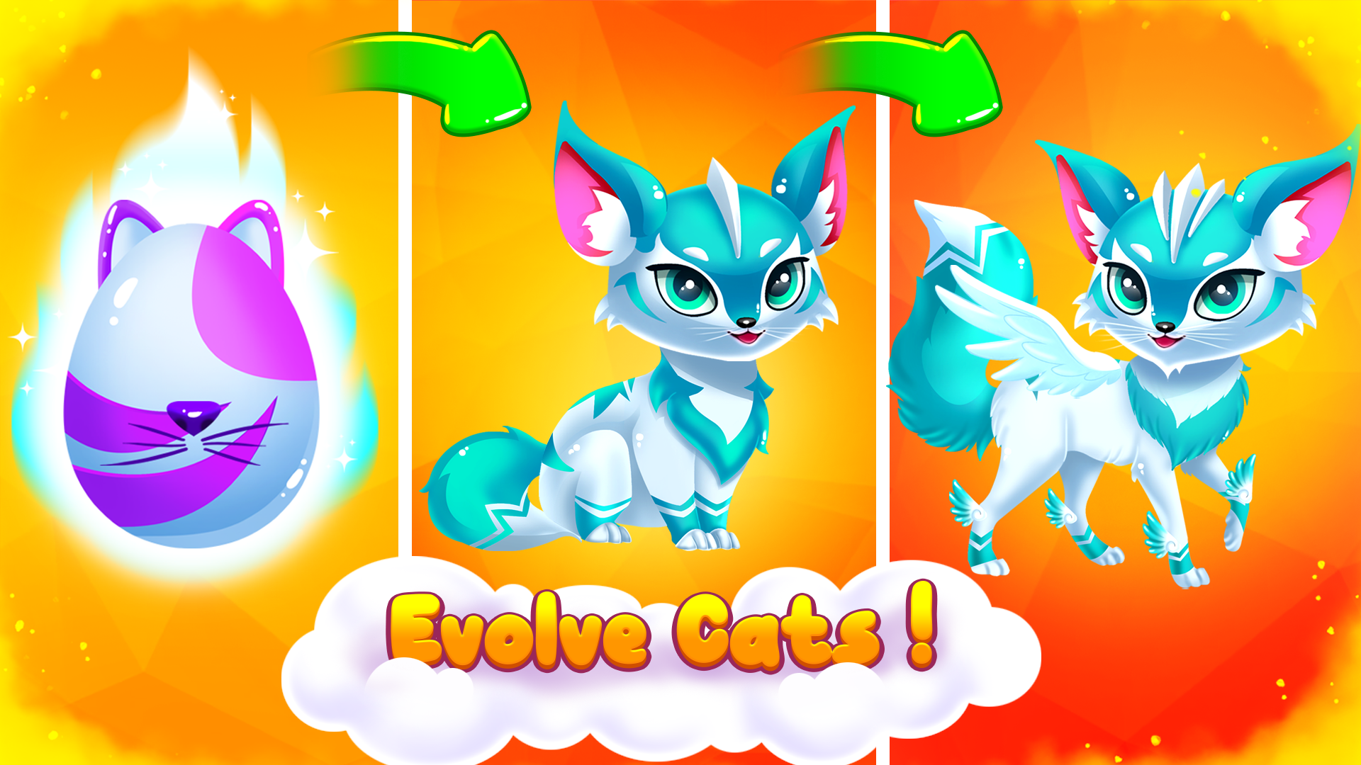 Merge Cats Jogo Idle Monsters versão móvel andróide iOS apk baixar  gratuitamente-TapTap