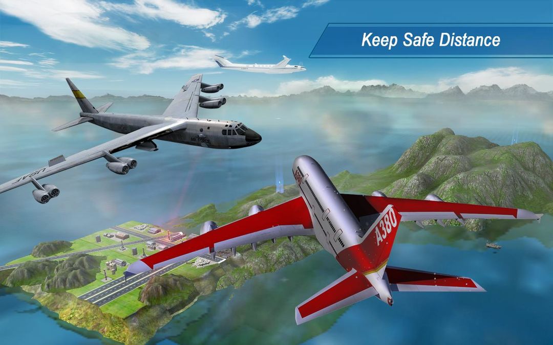 비행기 비행 시뮬레이터 3D : 실제 비행기 운전 게임 스크린 샷