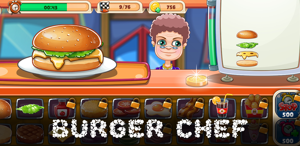 Screenshot of the video of Burger Chef: Burger Making