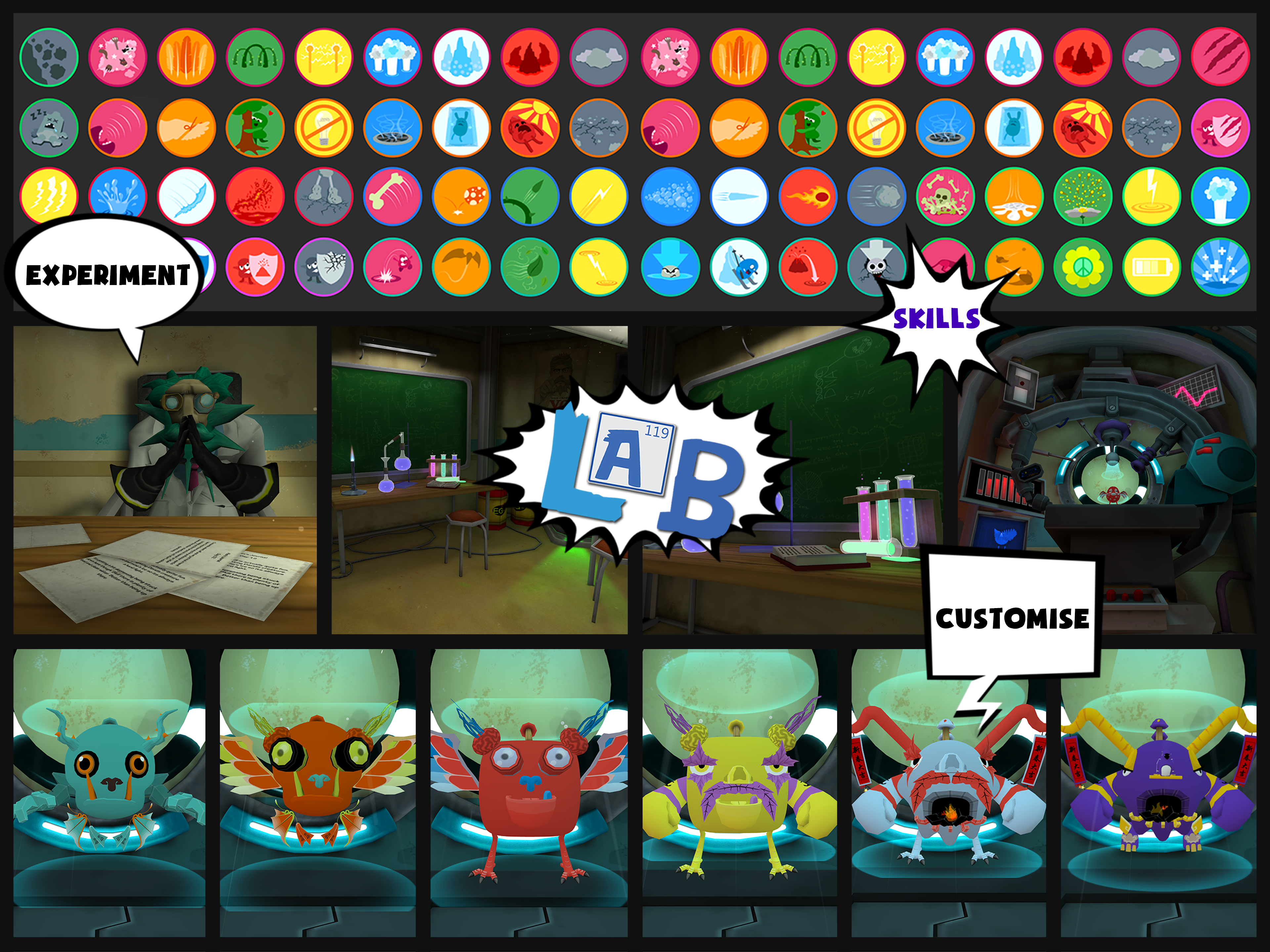 怪兽作战实验室 Game Screenshot