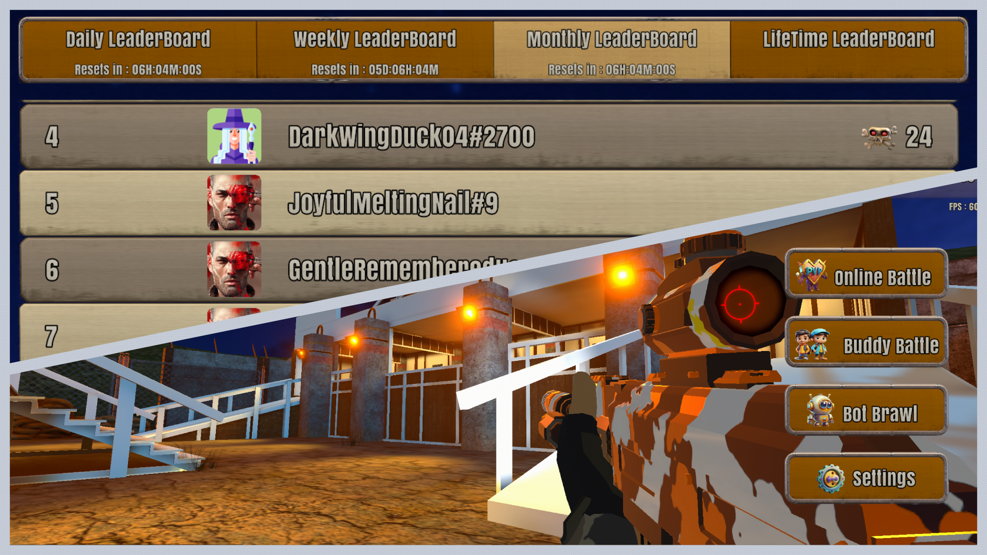 Shooting games counter strike ภาพหน้าจอเกม