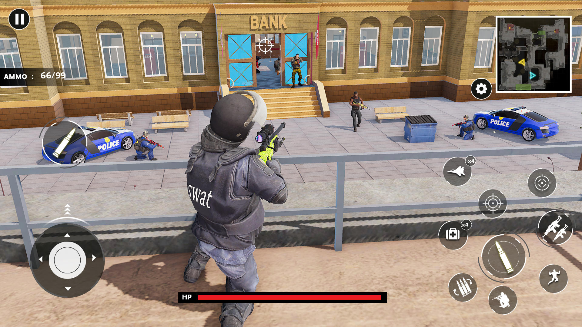 Sniper 3D Attack Shooting Game遊戲截圖