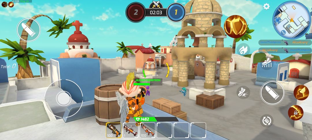 Screenshot of As Legends: 5v5 Chibi TPS Game