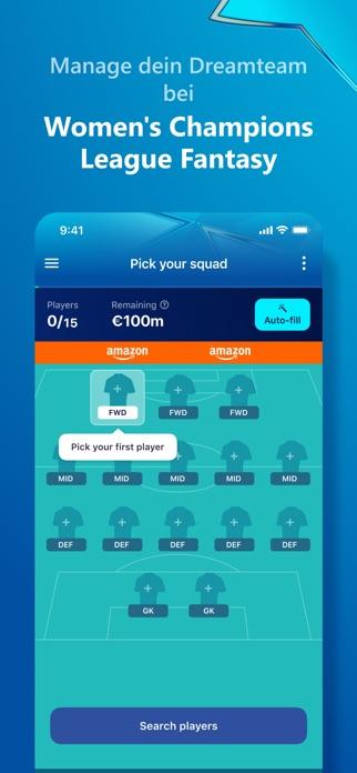 Ảnh chụp màn hình UEFA Gaming: Fantasy Football