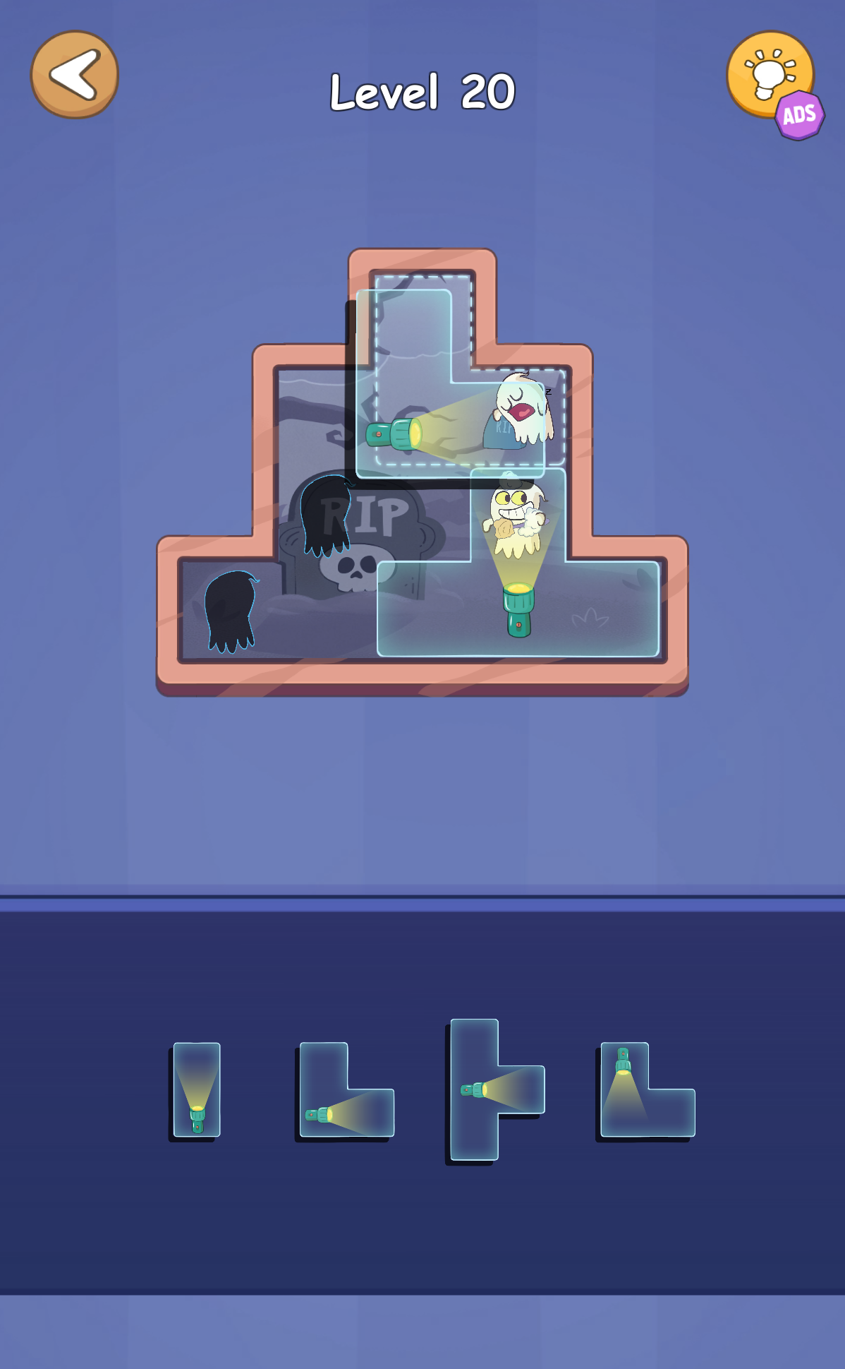 Ghost catcher: Fill puzzle Game Screenshot