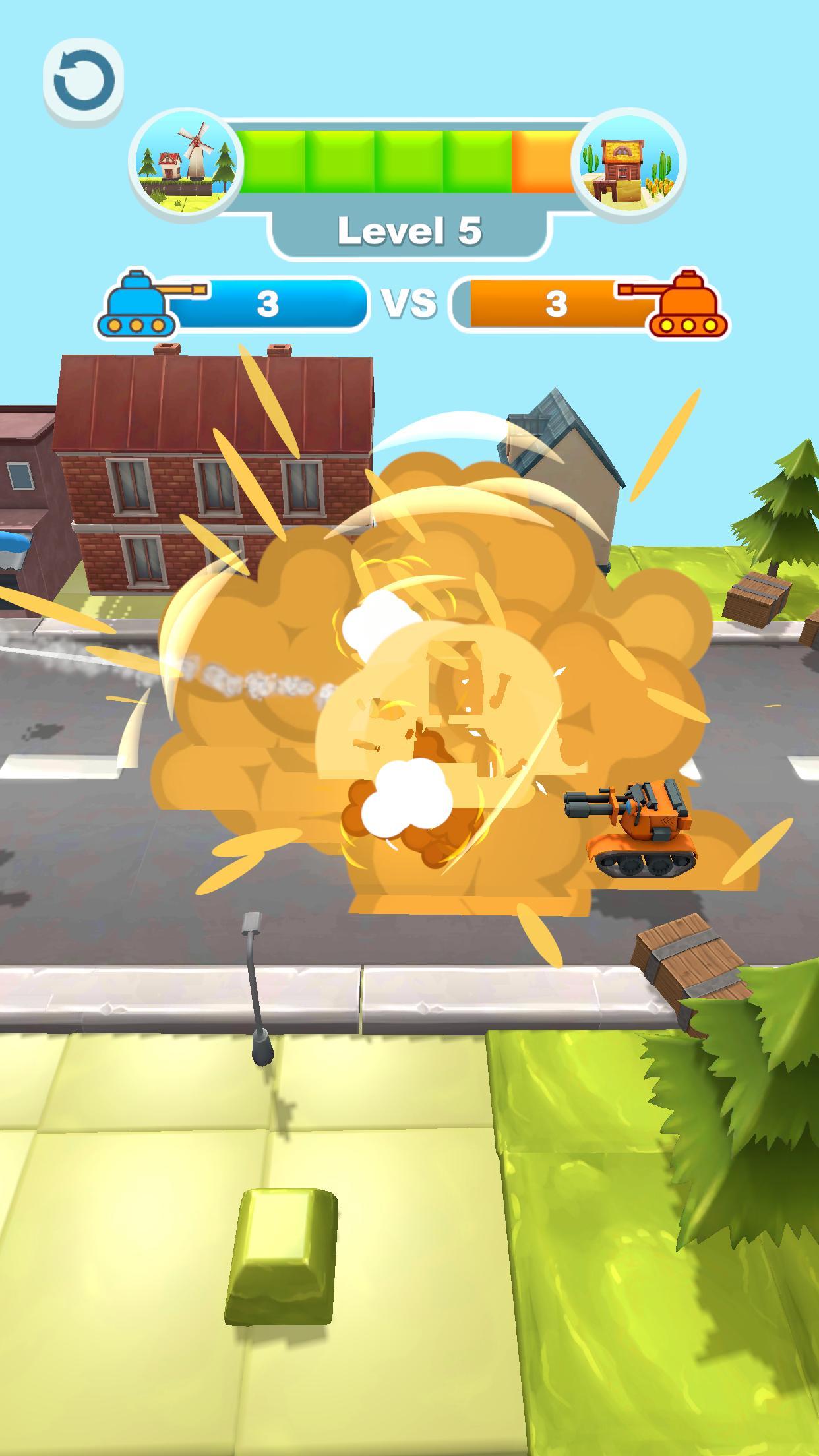 Merge Tank Master Game Screenshot